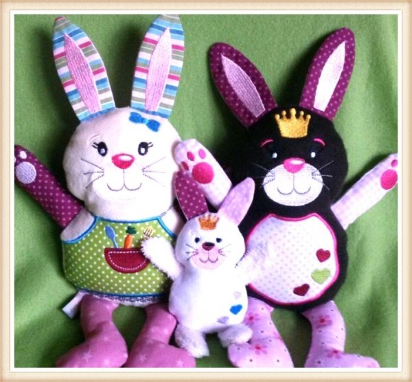 Hasenmädchen mit Schleife