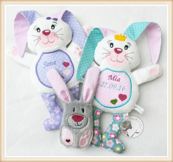 Hasenmädchen mit Schleife