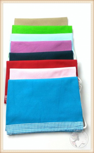 Turnbeutel mit Namen "Hexe", türkis